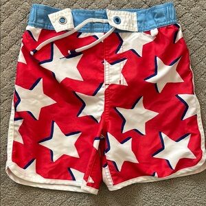 Mini Boden Blue Elastic Waistband Shorts